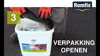 Romfix® easy instructievideo (voor voegen vanaf 5mm)