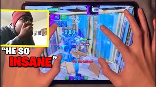 REACTING to the BEST FORTNITE MOBILE PLAYERS...