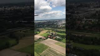 Emirates Landing in Poland (പോളണ്ട്  ഒരു ആകാശകാഴ്ച )