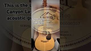 Acoustic guitar Laurel Canyon 6 stings #canyon #guitar #acousticguitar #music #travelguitar #laurel