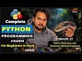 Python Dictionaries & Dictionary Methods Explained | Key-Value Pairs | Python Tutorial - Episode 21