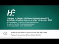 HSE Webinar - PCIP changes 1st October 2024