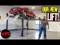 Here's How We Installed A 4-Post Challenger Car Lift At Tumbleweed Ranch!