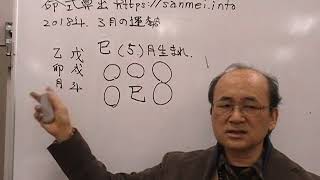 自然法算命学（167）2018年 - 巳(5)月生まれの3月の運勢