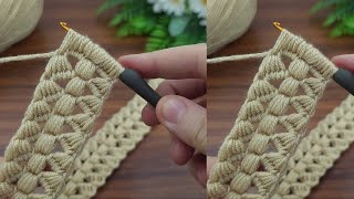 Super idea ~○ Tunisian Crochet; hair band ,  bag handle models #crochet #knitting #crocheting