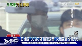 日嫌藏13CM刀疑「暗殺備案」 父親家暴性情大變｜TVBS新聞 @TVBSNEWS01