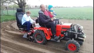 Mt8 MINI 070 D + Sadzač zemiakov PA 2017, Mt8 MINI 070 D \u0026 My homemade potato planter