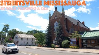 Streetsville, Mississauga - Streetsville Station - Main St.: 4K Slow Walk Toronto \u0026 the GTA, Canada