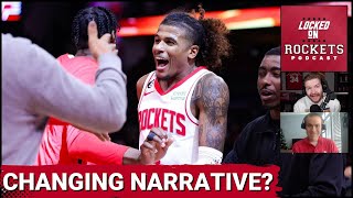 Houston Rockets Changing Narratives? + Jalen Green Splits & Tate, KJ or Tari As Future Small Forward