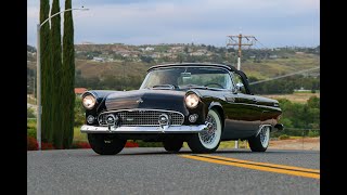 1955 Ford Thunderbird Driving