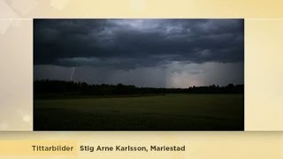 Sophia Nilsson visar tittarnas väderbilder - Nyhetsmorgon (TV4)