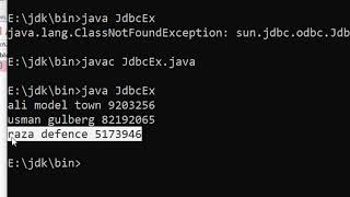 java.lang.ClassNotFoundException: sun.jdbc.odbc.JdbcOdbcDriver error Solved