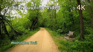 Virtual Running Video, Treadmill Workout, Kewash Nature trail, USA