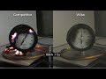 laboratory flame testing of industrial pressure gauges wika vs. competitor