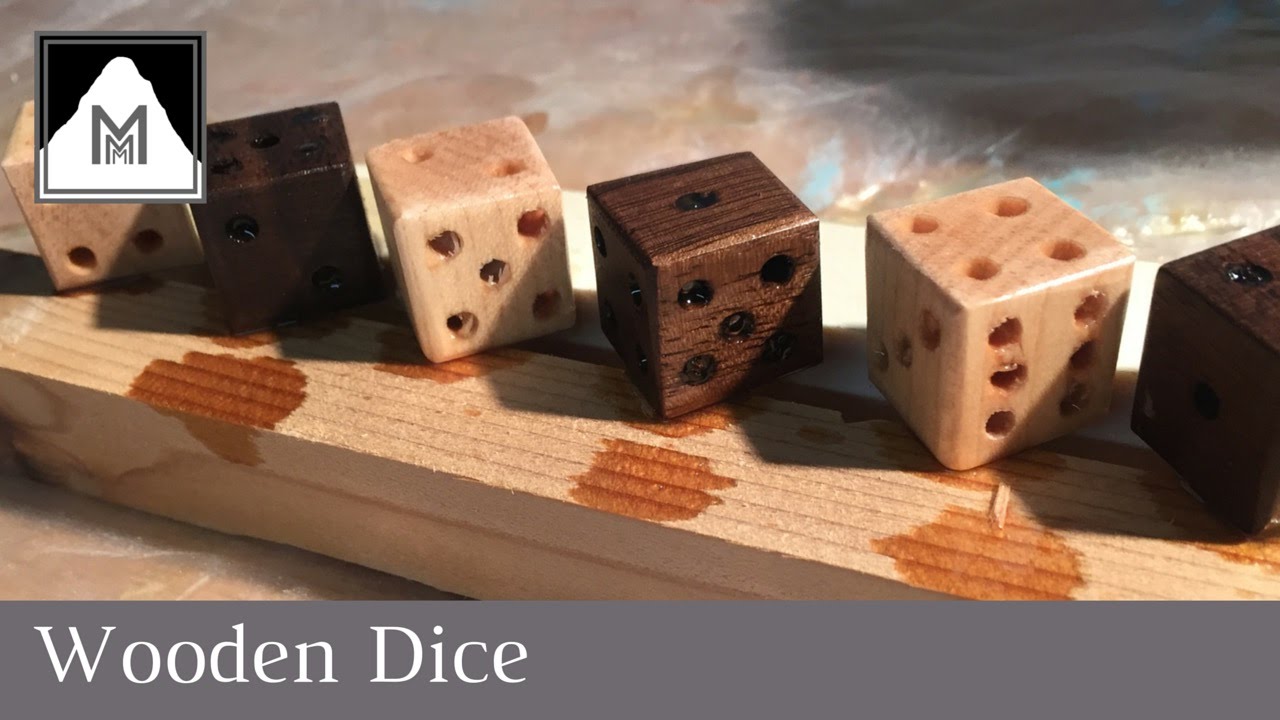How To Make Wooden Dice Youtube