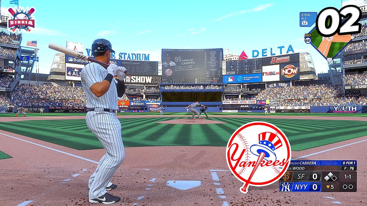 MLB The Show 23 New York Yankees Vs San Francisco Giants | Franchise ...