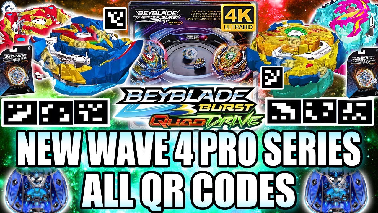 ALL PRO SERIES WAVE 4 QR CODES BEYBLADE BURST PRO SERIES CÓDIGOS DE ...