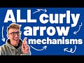 ALL Curly Arrow Mechanisms for OCR A-level Chemistry