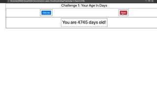 Age In Days | JavaScript Projects