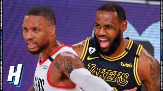 Los Angeles Lakers vs Portland Trail Blazers - Full Game 4 Highlights | August 24, 2020 NBA Playoffs