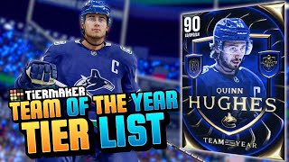 Ranking EVERY Team of the Year Player | NHL 25 TOTY Tier List