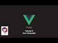 Vue Tutorial 6 - Vue Computed
