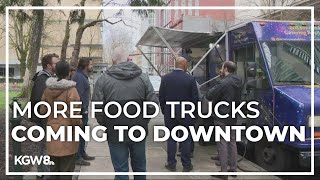 PBOT launches pilot program allowing food trucks to park and vend in Portland's central city