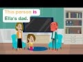 Ella's father return?- English Funny Animated Story - Ella English