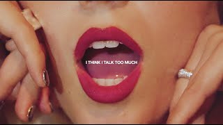 Reneé Rapp - Talk Too Much (Official Lyric Video)