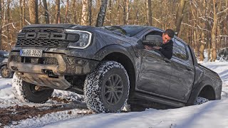 2023 Ford Ranger Raptor | OFF-ROAD Test Drive, Snow & Mud