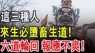 六道輪回，報應不爽！這三種人來生必墮畜生道！能夠勸就勸，但聽不進去那好也保持距離吧！