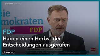 Lindner stellt neuen FDP-Generalsekretär Buschmann vor  | 02.12.2024