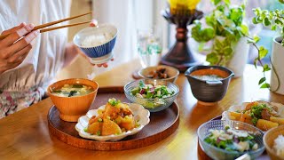 ヘルシーな３日間の和食の晩ごはん【献立】