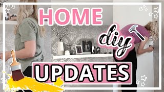 DIY HOME UPDATES DECORATE WITH ME | + MINI IKEA HAUL & NEW HOME DECOR PLANS