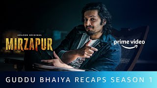 Guddu Bhaiya Recaps Mirzapur | Ali Fazal | Amazon Original | Oct 23