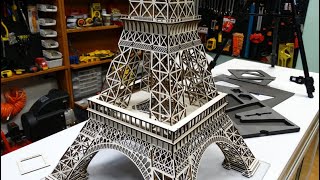 The Eiffel Tower   3D puzzle   assembly