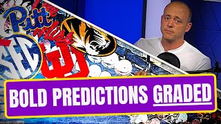Josh Pate On Bold Predictions REVISITED - Part 4 (Late Kick Cut)
