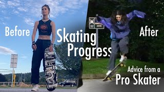 Skating Tips from a Pro Skater: Learning to Skateboard (Progress Update)