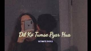 Dil Ko Tumse Pyar Hua (slowed+reverb) | Ultimate Choice