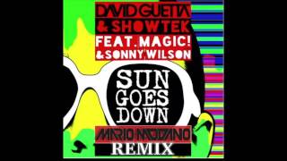 David Guetta & Showtek Feat.Magic! & Sonny Wilson - Sun Goes Down (Mario Modano Remix)