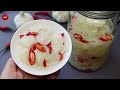 ជ្រក់ខ្ទឹមសស្អាតមិនខៀវ how to make pickled garlic without turning green