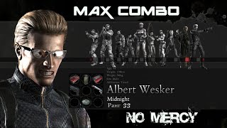 Resident Evil 5 No Mercy Albert Wesker Max Combo