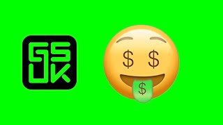 Money Mouth Face Emoji | GSUK — Copyright Free Green Screen