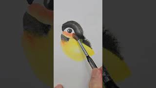 #shorts how to paint a cute bird