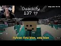 Sylvee intenta hablar con Quackity (él no entiende español) 😔😅🦑 | Subtitulado🌎