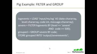 Hadoop Tutorial: Apache Pig