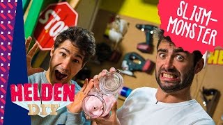 😱 Knutsel een slijmmonster met Nico en Sieg | Helden DIY