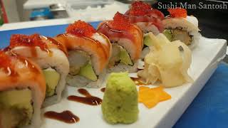 How to Make Rainbow Sushi Roll II Tempura Sushi Recipe