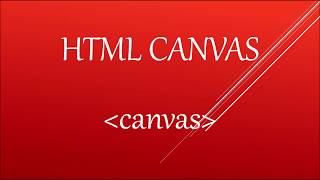 Canvas Tutorial | Draw graphics using Canvas