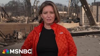 ‘There’s nothing left’: Katy Tur reports on devastation from California wildfires